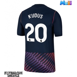 Tottenham Hotspur Mohammed Kudus #20 Venkovní Dres 2026-27 Krátký Rukáv